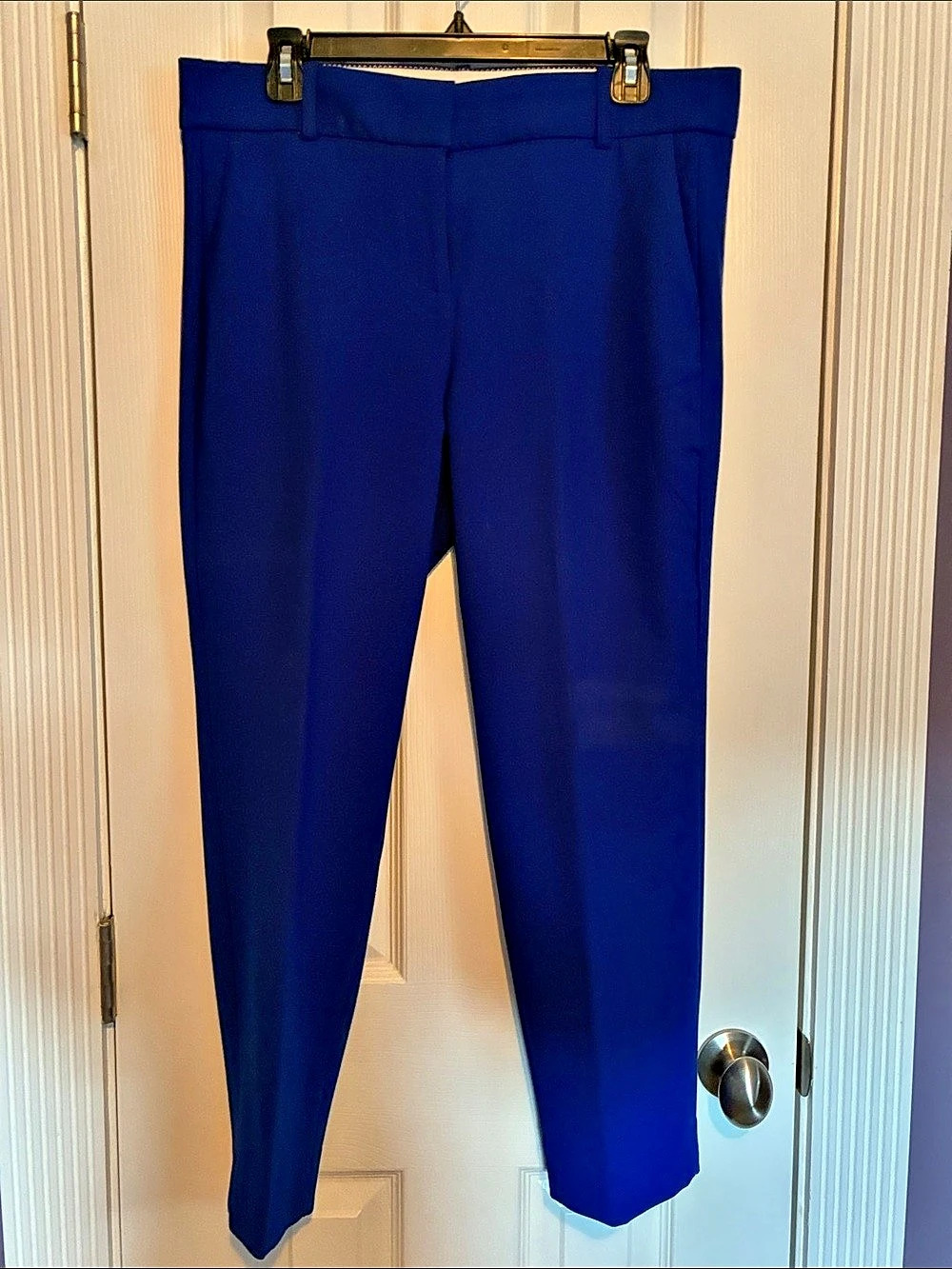 J.Crew Cobalt Blue *Refined Pintuck* Pant / Trousers Size 12